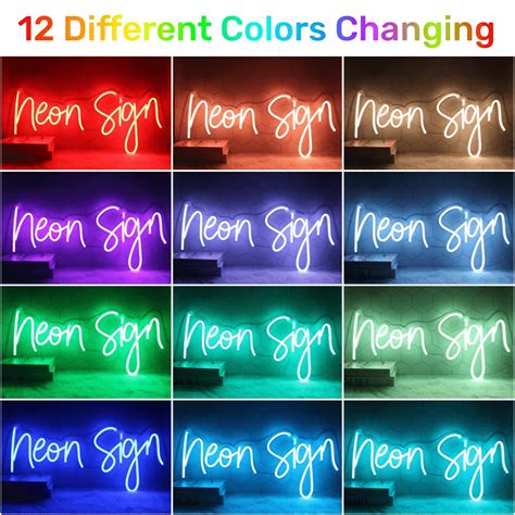What You Need To Know About Color Changing Custom Neon Sign Custom
