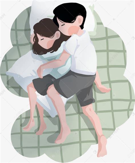 情侣睡觉温馨浪漫图素材图片免费下载 千库网
