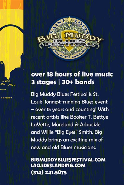 Big Muddy Blues Festival 2011 On Behance