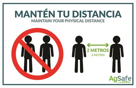 Maintain-Your-Physical-Distance-Signage-English-Spanish-11x17 | PEI ...