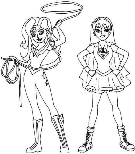 These free printable superhero coloring pages will assist recycling superhero coloring web page from recycling class. Female Superhero Coloring Pages at GetColorings.com | Free ...
