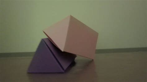 How To Make A Triangular Prism Out Of Paper Origami