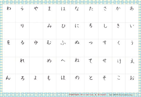 Printable Hiragana Chart Printable Chart The Best Porn Website