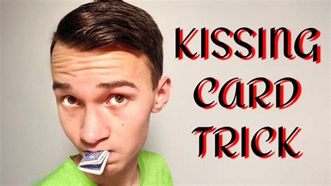 Kissing Trick Magic Kissing Card Trick Tutorial Youtube