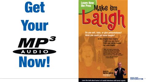Learn How The Pros Make ‘em Laugh Get Your Mp3