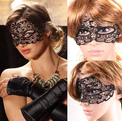 Black Lace Mask Lace Tie Back Queen Mask Masquerade Mask Sexy Etsy Uk