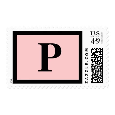 Customize Your Initial Here Postage Stamp Zazzle