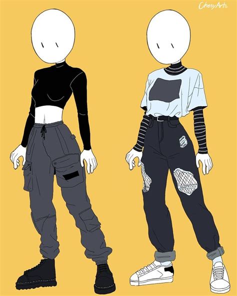 Aesthetic Clothes ♡ Em 2020 Roupas De Anime Desenhos De Roupas