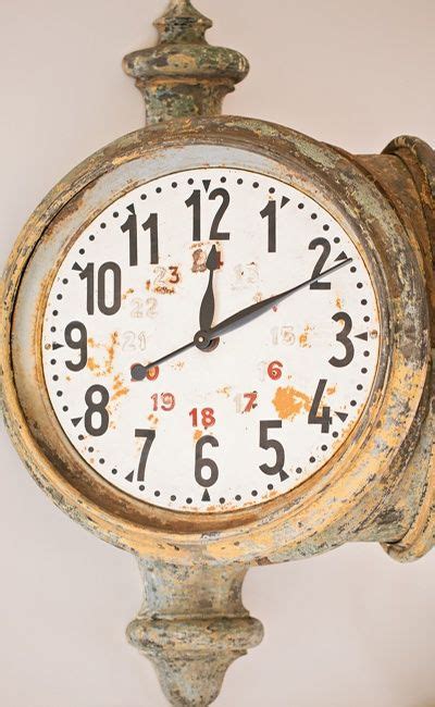 Antique French Train Station Clock Vintage Clock Unusual Clocks Clock