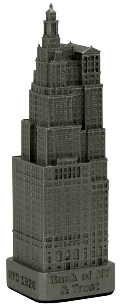 Miniature Buildings Infocustech Bank Of Ny And Trust 150 150 Scale