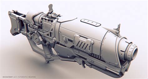 Occultart Creation Studios Futuristic Weapon