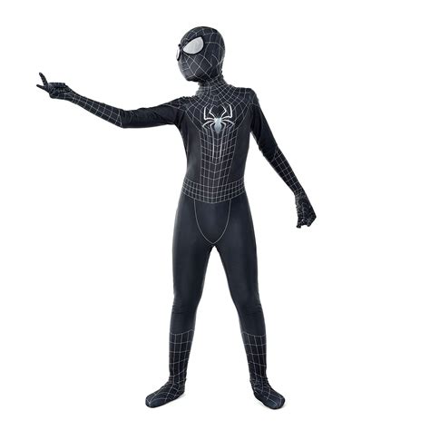 Buy The Amazing Spider Man Black Spider Costume Adult Kids Unisex Lycra