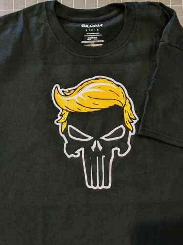 Trumpisher Trump Hair Punisher Pun T Shirt Tee Decal Sticker America