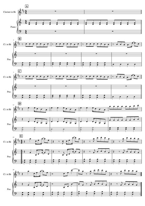 Call Me Maybe Carly Rae Jepsen Call Me Maybe Arranged Sheet Music For Piano Clarinet Other