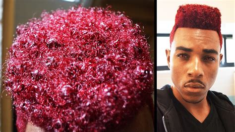 Home » black hairstyles » black guy with red hair. How to Dye your Hair Red without Bleach ( 360 Waves ...