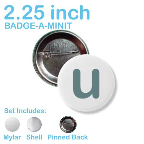 Badge A Minit Pinback Button Parts 225 Inch Bam 3 Inch Bam Sizes