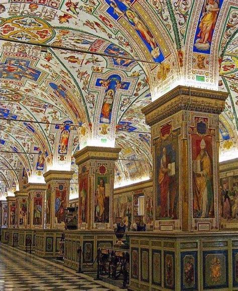The Vatican Apostolic Library Vatican Museums Vatican Art Vatican