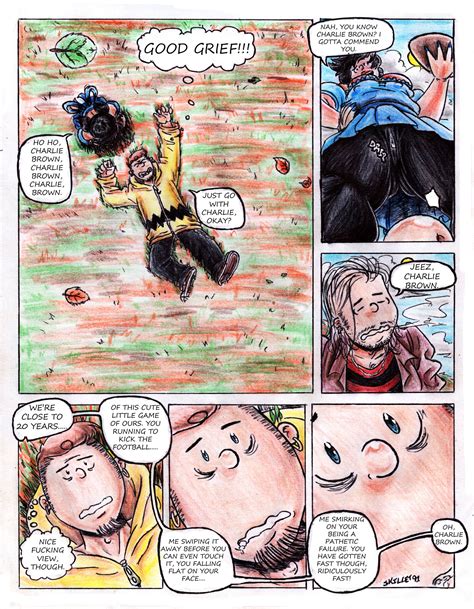 For Once Kick That Fat Ass Football Charlie Brown Pg 5 By