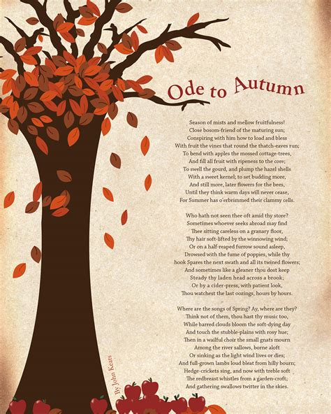 Ode To Autumn Poem On Behance