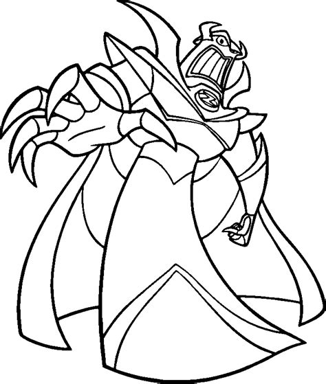 Zurg Z Toy Story Coloring Page Coloring Home