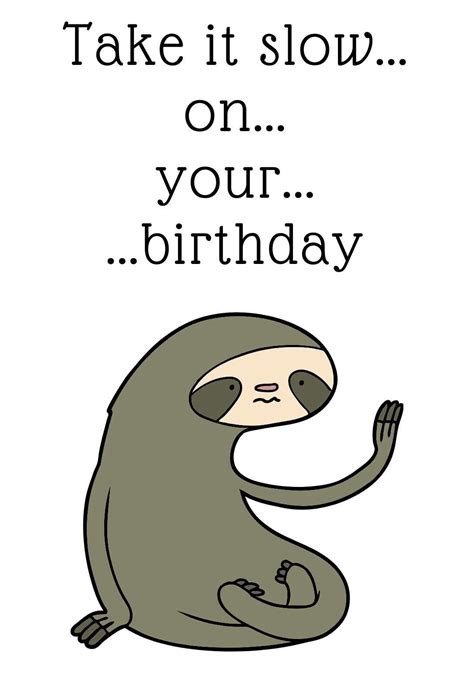 Printable Funny Birthday Card