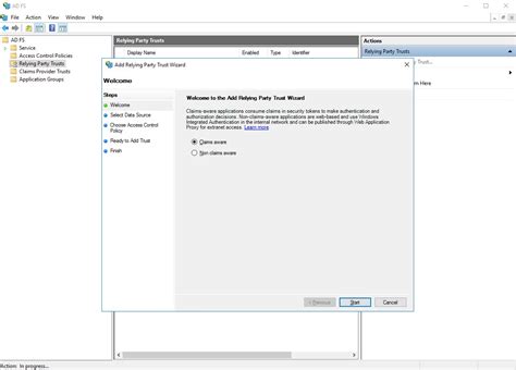 Configuring Microsoft Active Directory Federation Services Integration