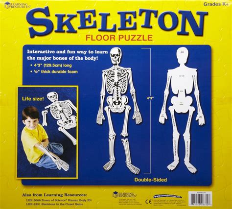 Inches By Inches Skeleton Floor Puzzle