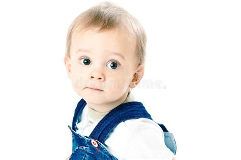 Little Boy In White T Shirt Stock Photo Image Of Merry Agreeable