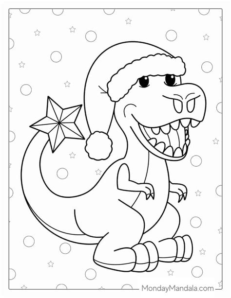 T Rex Skeleton Coloring Page