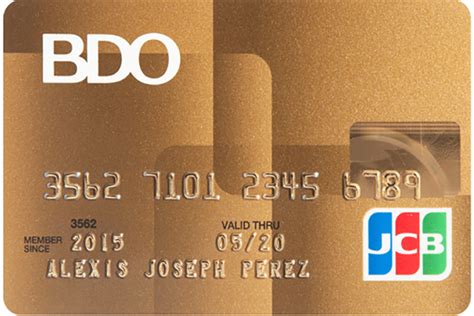 Bdo Jcb Platinum Credit Card Launch Iorbit News Online