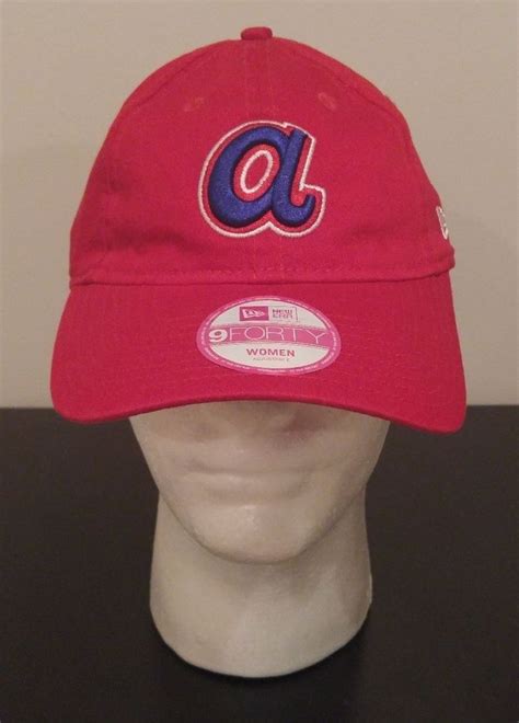 New Era 9forty Atlanta Braves Mlb Baseball Hat Cap Womens Adjustable