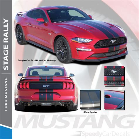 2021 2022 Ford Mustang Stripes Supersonic Kit Solid 3m 2018 2019 2020