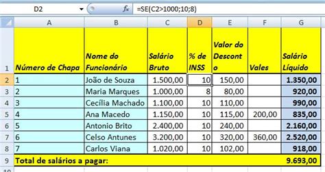 Modelo De Folha De Pagamento Excel
