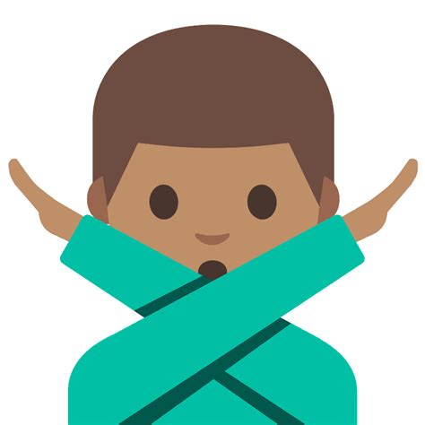 Man Gesturing No Emoji Clipart Free Download Transparent Png Creazilla