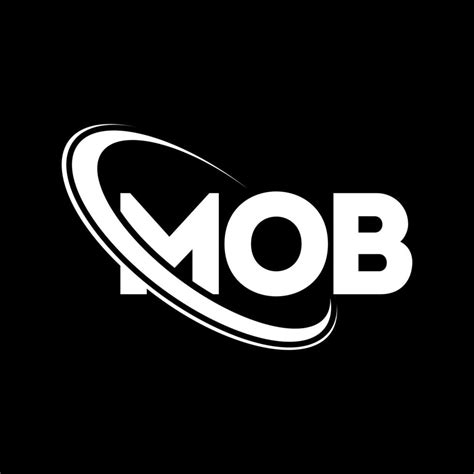 Mob Logo Mob Letter Mob Letter Logo Design Initials Mob Logo Linked