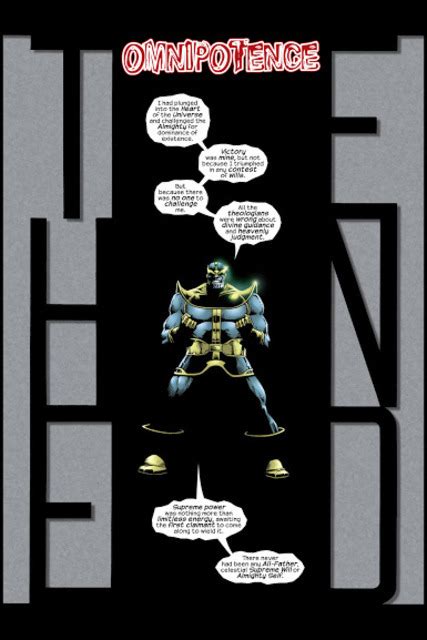 Thanos Hotu Vs Pre Retcon Beyonder Battles Comic Vine