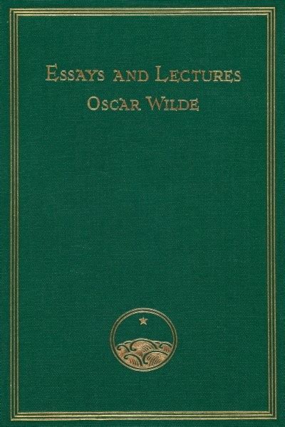 Essays And Lectures · Oscar Wilde · English Pdf Epub Kindle