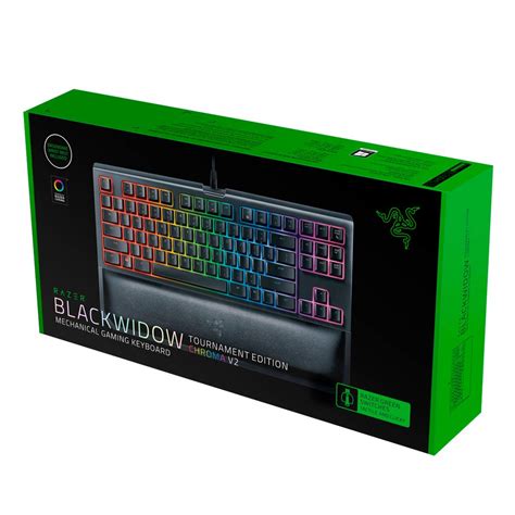 Mua Razer BlackWidow TE Chroma V TKL Tenkeyless Mechanical Gaming Keyboard Green Key Switches