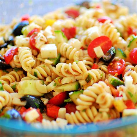 Immediately rinse under cold water and drain. Cold Pasta Salad | Joe's Healthy Meals