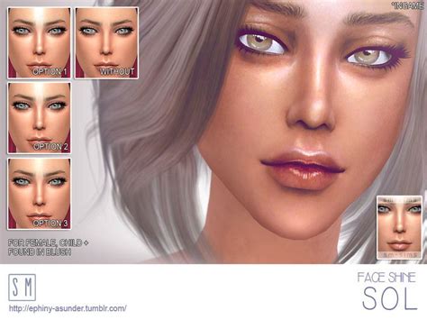 A Simple Realistic Face Shine In Three Intensities To Suit