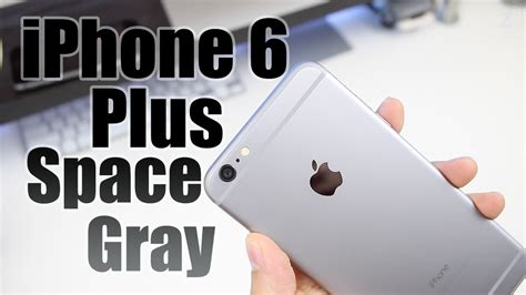 New rose gold color option, renamed force touch tech. iPhone 6 Plus Unboxing (Space Gray) - YouTube