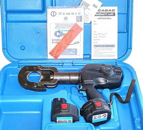 Cembre B Tc051 Cordless Battery Portable Hydraulic Cable Cutter Spw Industrial