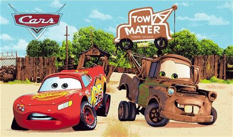 Mater And Lightning Mcqueen Cars 2 Character Wallpaper