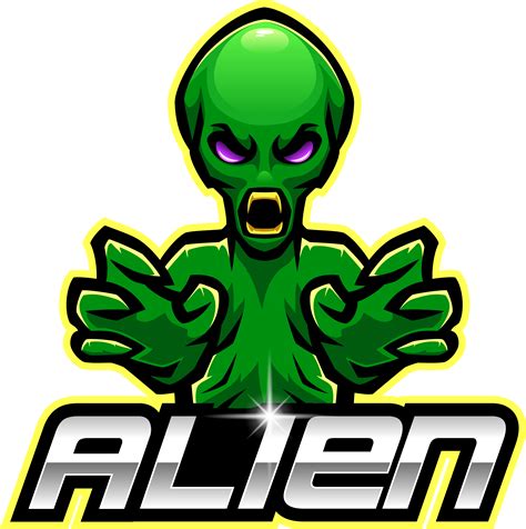 Alien Esport Mascot Logo Design By Visink Thehungryjpeg