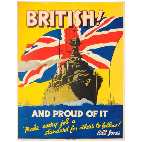 Original Vintage World War Two Patriotic Motivational Poster Give It