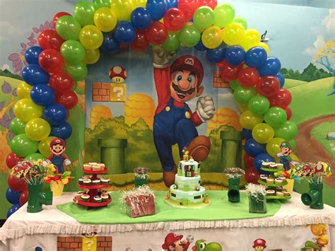 Cumpleaños De Mario Bross Mario Bros Birthday Party Ideas Mario