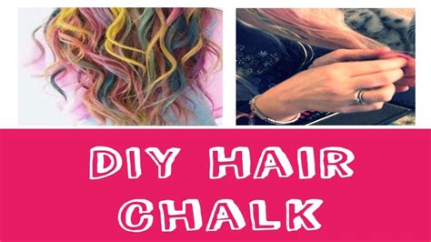 Diy Hair Chalk 💇‍♀️🎨 Youtube