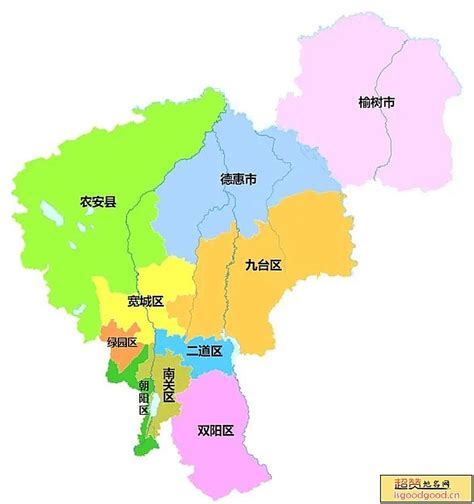 长春市地名吉林省长春市行政区划 超赞地名网