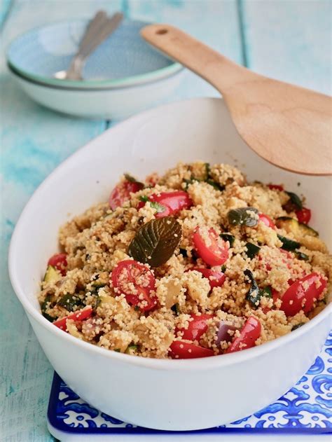80 gr di cous cous o riso (da far. Cous cous integrale con verdure grigliate e pomodorini - a ...
