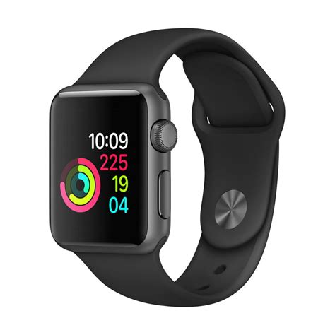 Refurbished Apple Watch Gen 2 Series 1 42mm Space Gray Aluminum Black